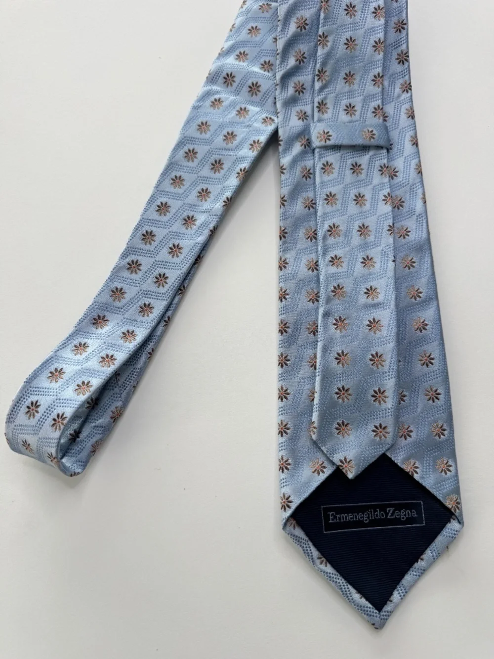 Ermenegildo Zegna 100% Silk Tie 3.5